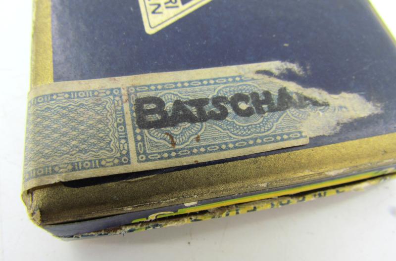 A. Batschari Mercedes cigaretten Carboard box ( empty )