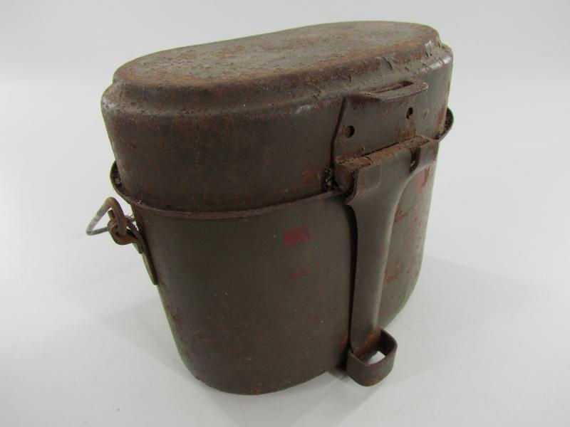 M42 Mid War Steel MESS KIT. (Kochgeschirr 31) marked