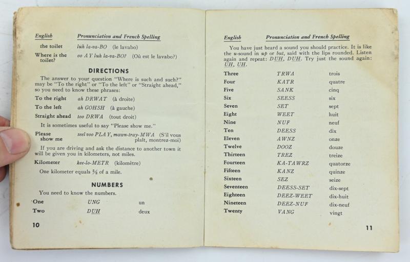 US WW2 French Language Guide