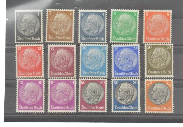 German Third Reich Era Stamp Grouping