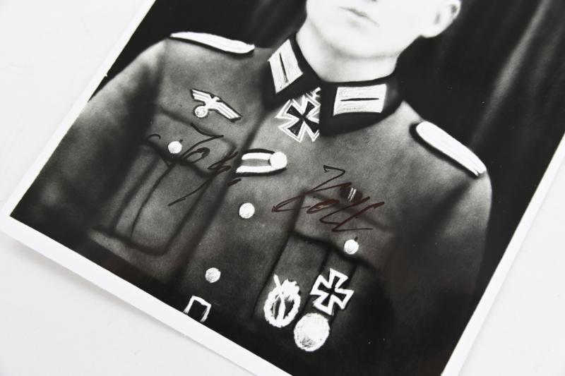 Signature of Wehrmacht Heer KC Recipient 'Johannes Koll'