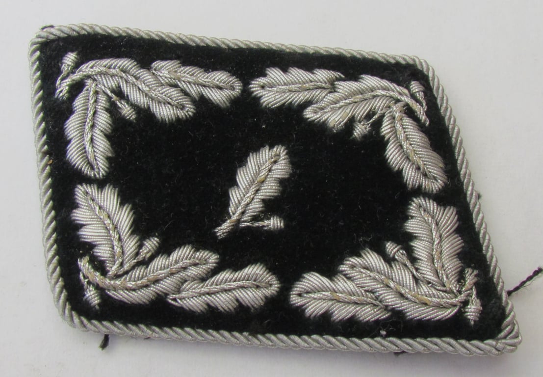Rare Heer / Luftwaffe Forestry Service Forstamtmann / Forstmeister Collar Tabs – Black Velvet