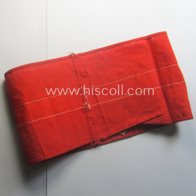 Moderately used- ie. worn, HJ- (ie. 'Hitlerjugend'-) related armband (ie. 'Armbinde')