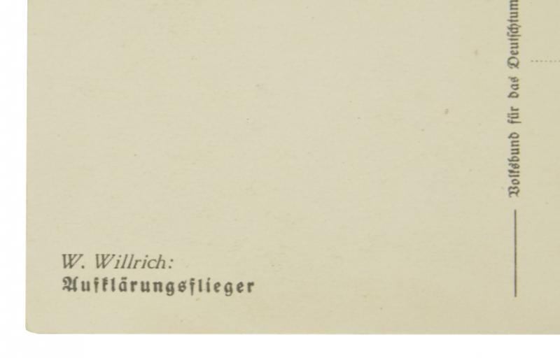 German LW Postcard 'Aufklärungsflieger'