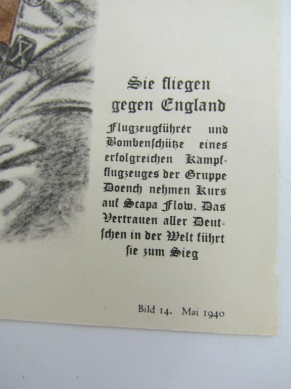 2x Portrait Photos German Pilots ( Willrich )