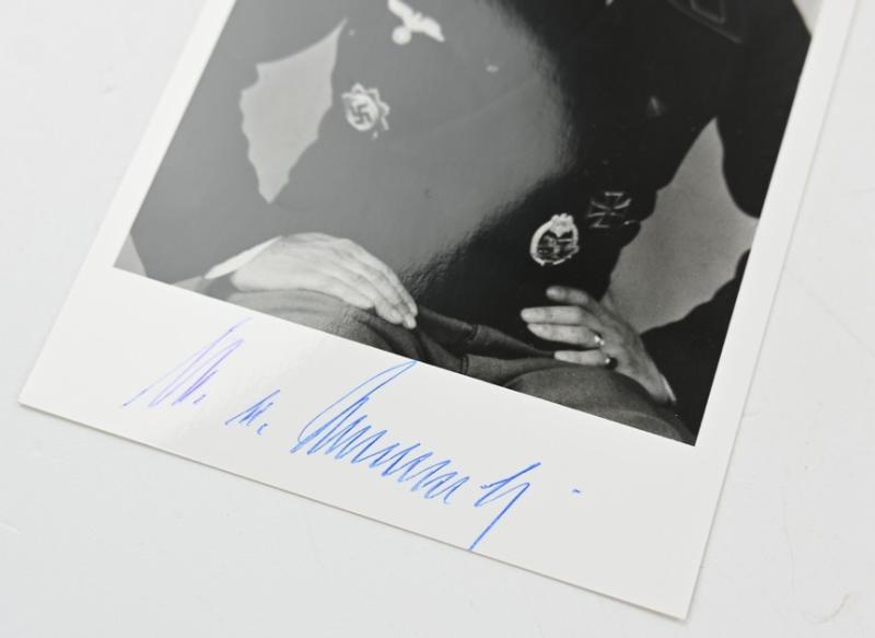 Signature of Wehrmacht (Heer) KC Recipient 'Werner Freiherr von Beschwitz'