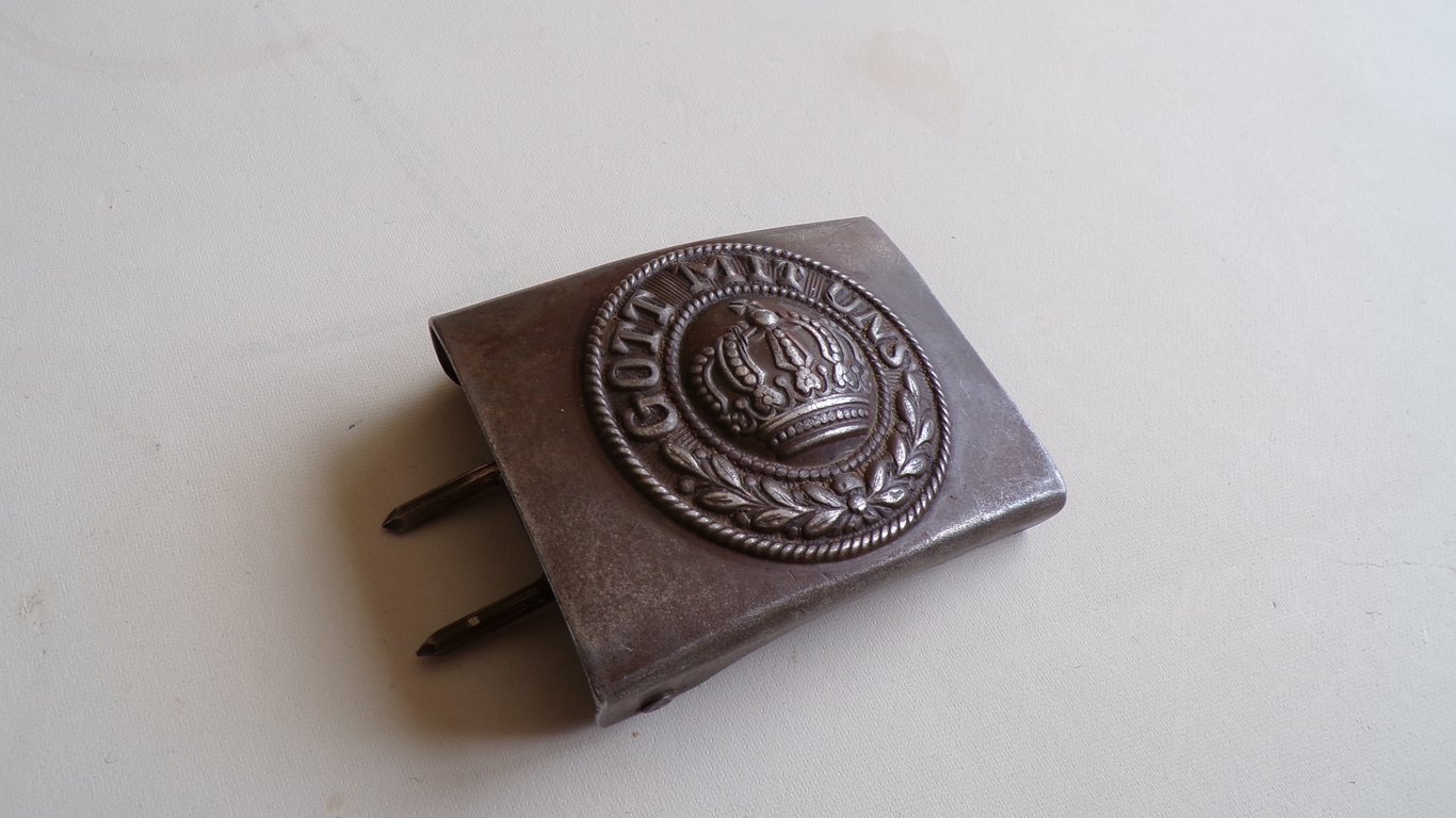 WWI Prussian M1915 Steel Belt Buckle