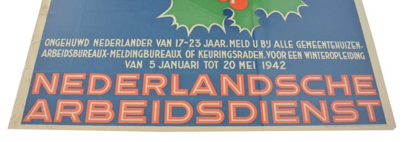 German Dutch NAD Arbeitsdienst Poster