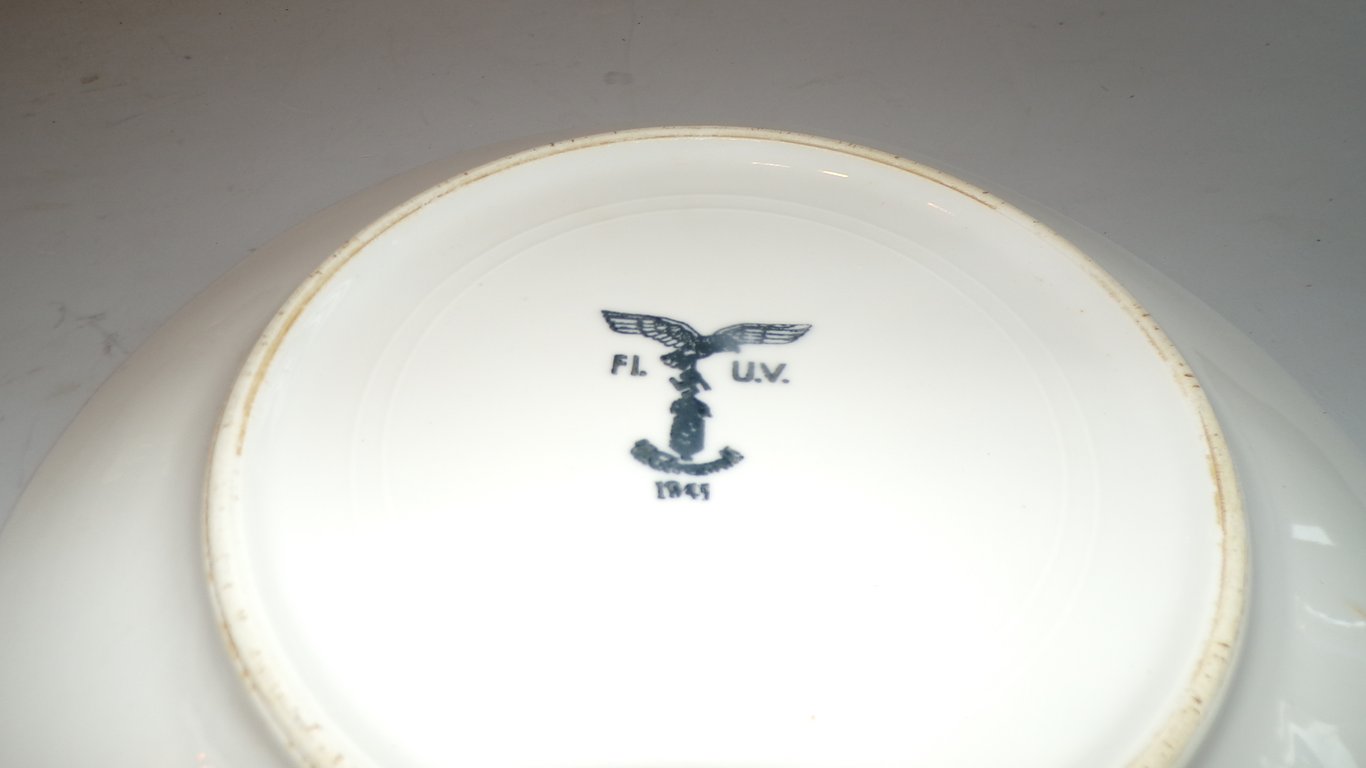 Luftwaffe soup plate Fl.U.V