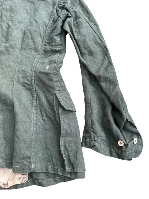 Wehrmacht ( Heer ) ‘Drillich’ (HBT) M43 Field Blouse (Feldbluse)...Mint.