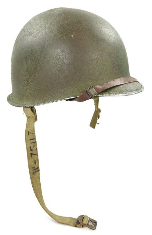 US WW2 Fixed bale Combat Helmet