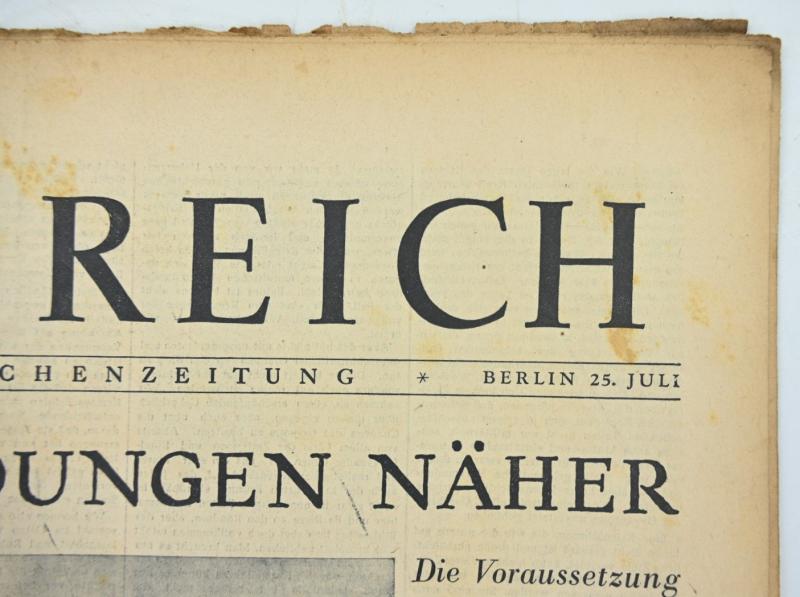 German Newspaper “Das Reich” 25 July 1943