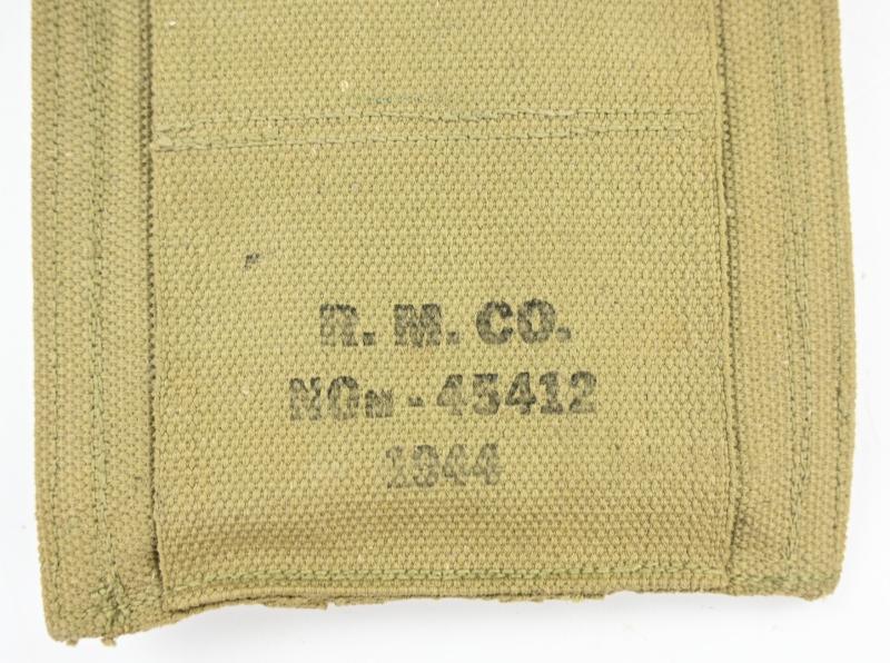 USMC WW2 Thompson 3-Cell Magazine Pouch