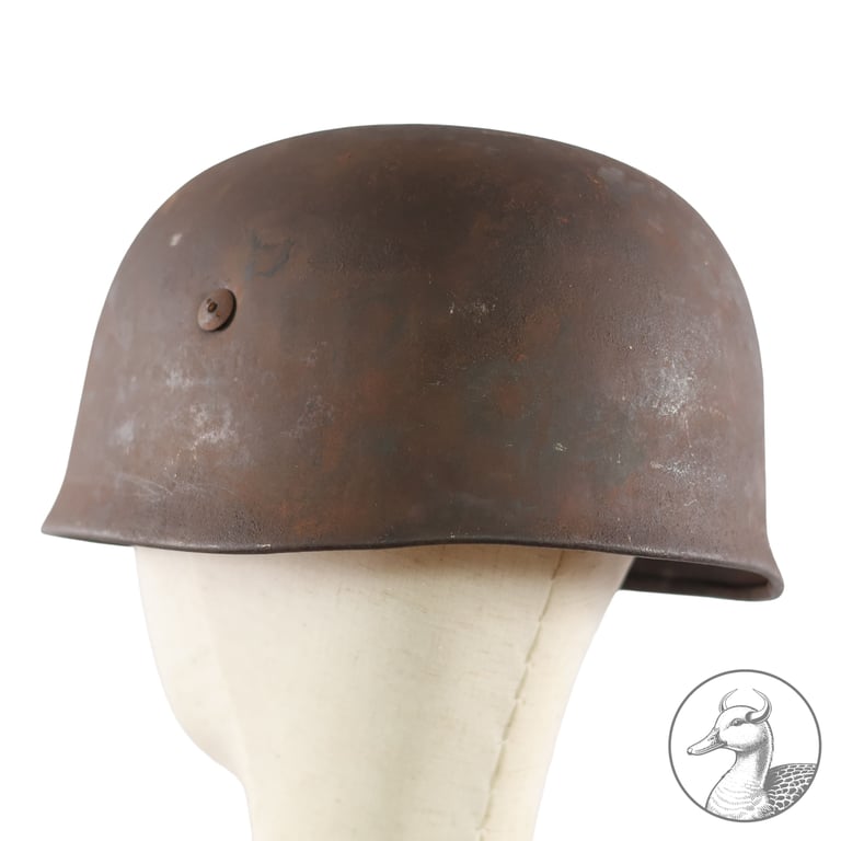 Stahlhelm Fallschirmjäger Glocke Scheunenfund