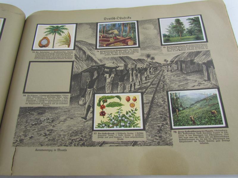 Deutsche Kolonien” Album of stickers 1936