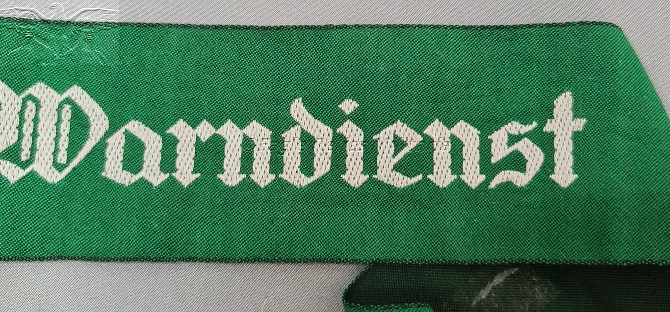 Luftschutz  Air Raid Warning Service Cuff Title