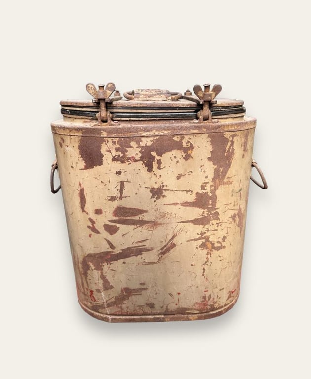 German Tan Food Container