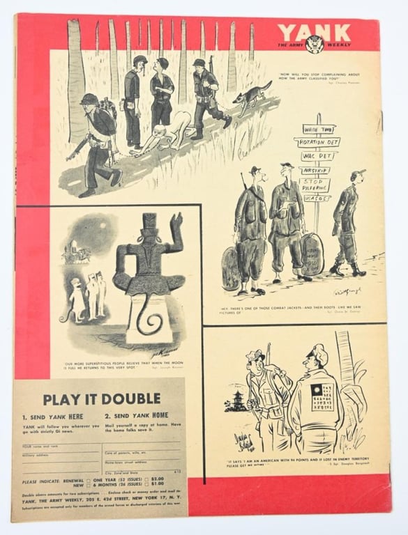 US WW2 Yank Magazine 14 September 1945