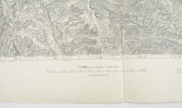 German Mapcard 'Judenburg' Austria
