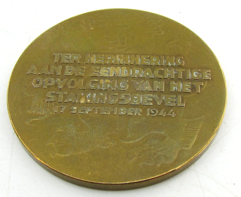 Dutch Resistance Medal Railway Strike 1944