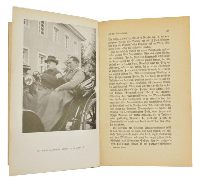 German Book Hermann Göring - Werk und Mensch