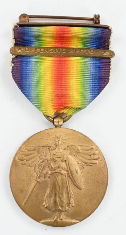US WW1 Victory Medal with Picture