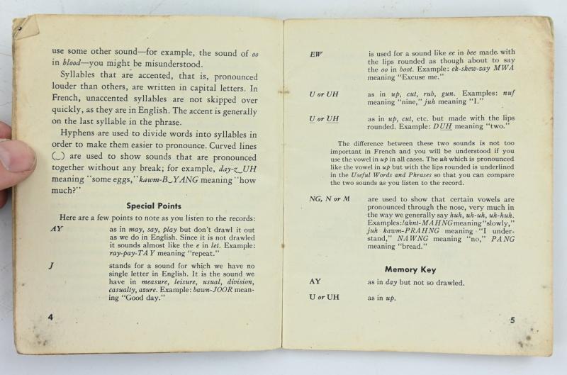 US WW2 French Language Guide