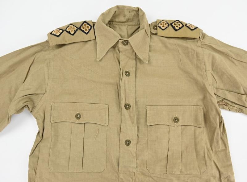 British WW2 Khaki Drill Tropical Shirt
