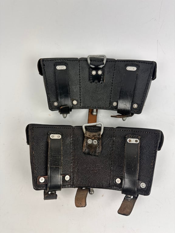 K98 Ammunition Pouches Non matching set