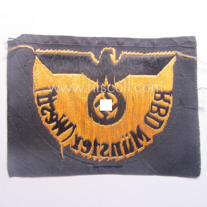 RB- ('Reichsbahn'-) related arm-eagle as executed in 'BeVo'-weave style as was intended for an official of the: 'Deutsche Reichsbahn' ie. the 'RBD Münster (Westf)' (or: 'Reichsbahndirektion Münster (Westf)')
