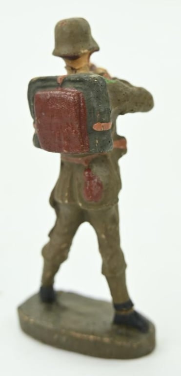 German Elastolin Toy Figure 'Shooting Soldier'