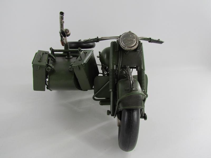 Hand Made Metal BMW R75 With Sidecar ...One of a Kind ...
