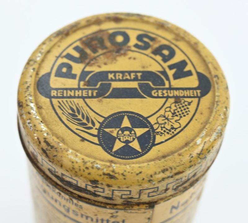 German Third Reich Era Tin Can of Tonic