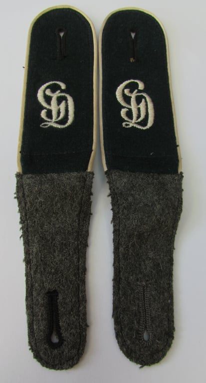 Rare Großdeutschland Infantry EM Shoulder Boards – Matching Pair