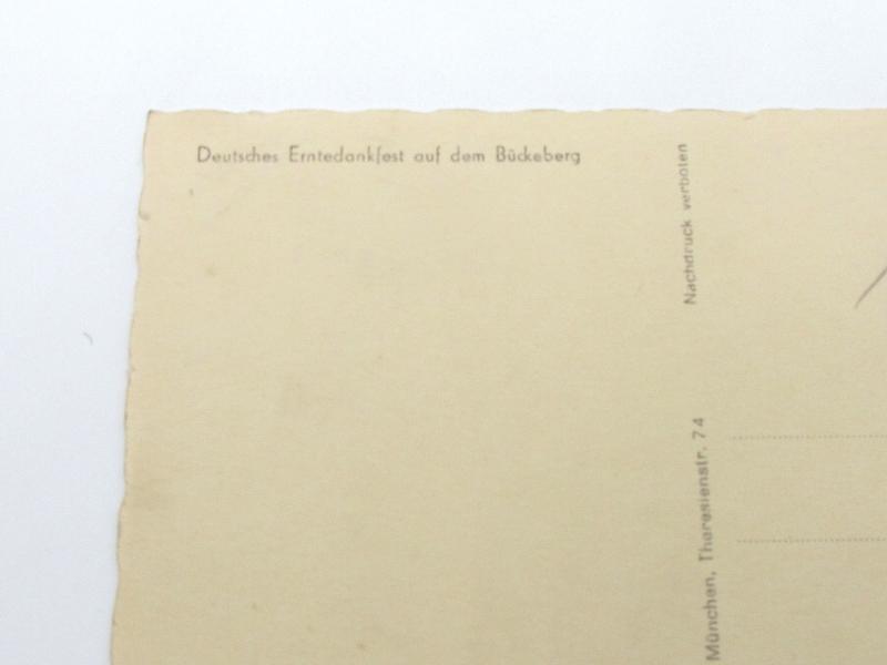 Postcard : Reichskanzler Adolf Hitler, Deutsches Erntedankfest auf dem Bückeberg