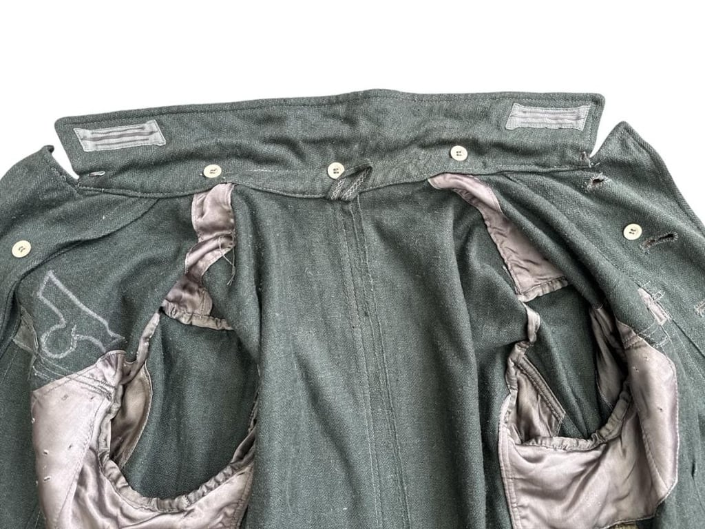 Wehrmacht ( Heer ) ‘Drillich’ (HBT) M43 Field Blouse RB Numbered 1944.