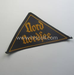 'HJ' ('Hitlerjugend') district-triangle (ie. 'Gebietsdreieck') entitled: 'Nord Nordsee'