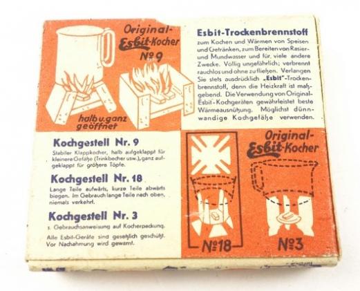 German WH Esbit Fuel Blok