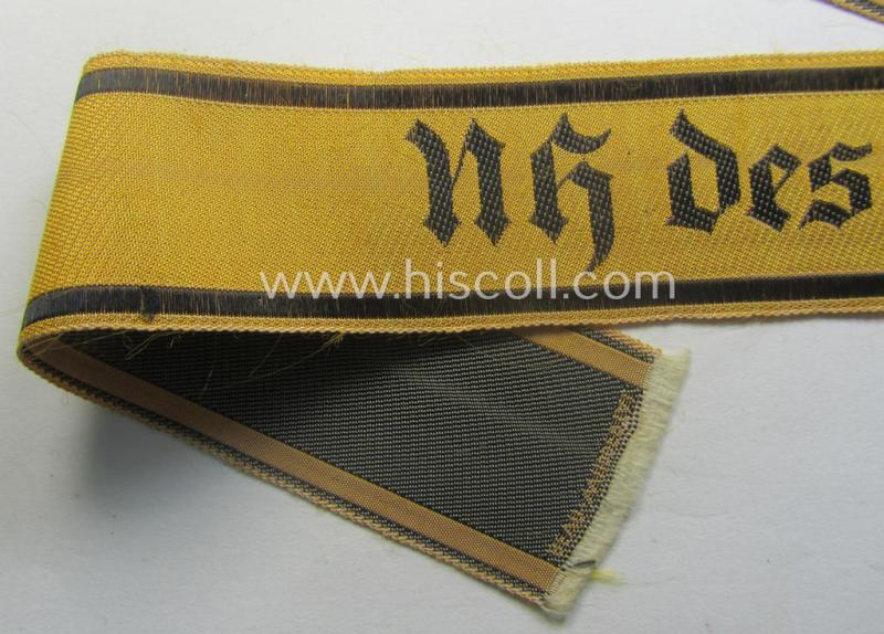 WH (Heeres) female-related cuff-title (ie. 'Ärmelstreifen'): 'NH des Heeres'