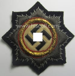 Stunning, black-toned WH (Heeres o. Waffen-SS 'Panzer' ie....