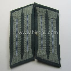 Pair of WH (Heeres) 'BeVo'-woven, EM/NCO-type collar-tabs (or:...