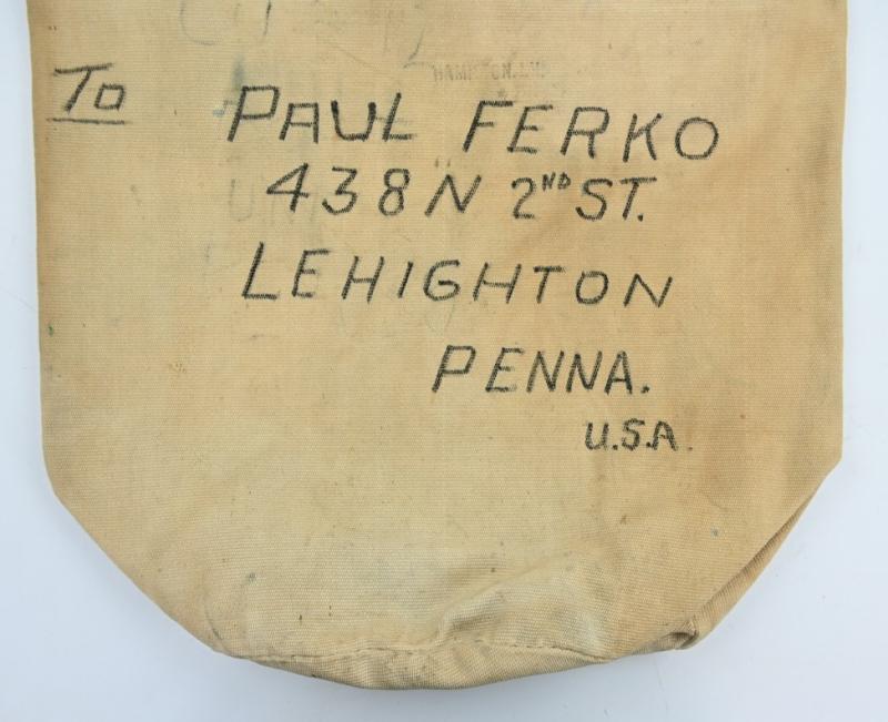 US Navy WW2 named Kit-bag