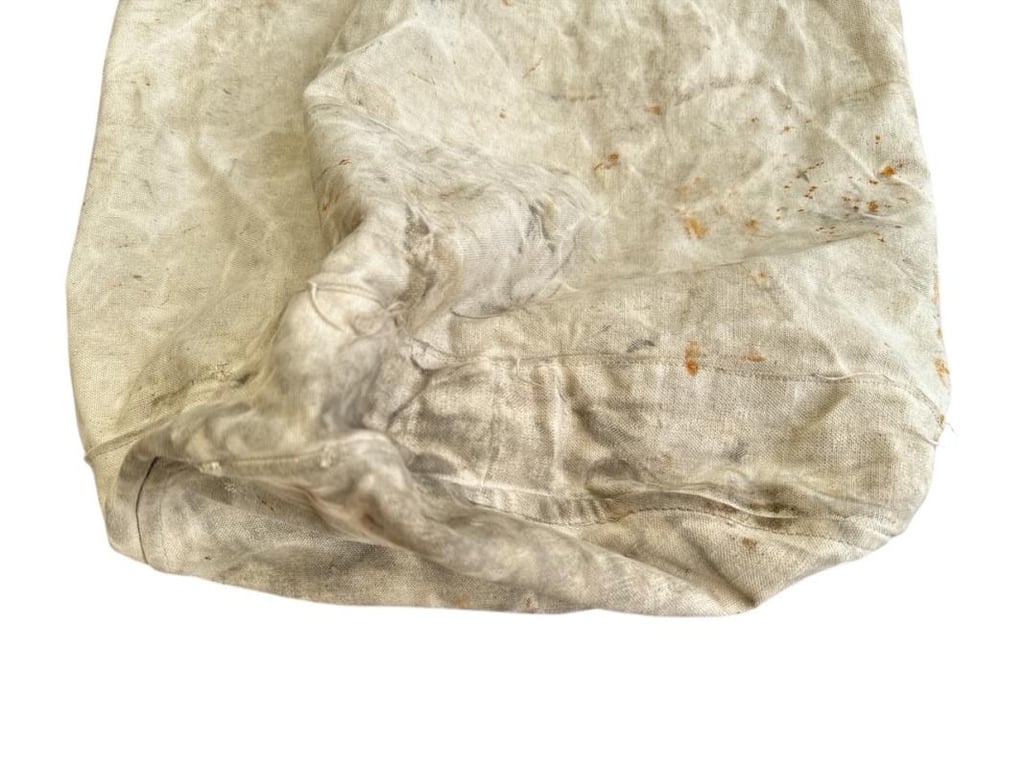 British WWII Large white Duffel Bag