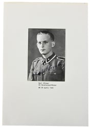 Signature of Waffen-SS KC-Recipient 'Karl Körner'