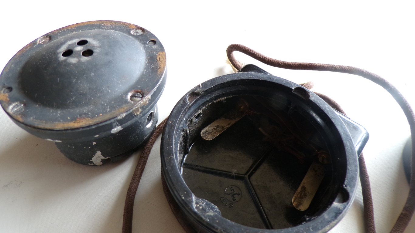 Rare Wehrmacht auxiliary earpiece (Zusatzhörer)