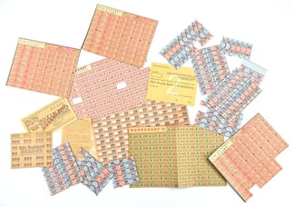 Dutch WW2 Various Food Coupons