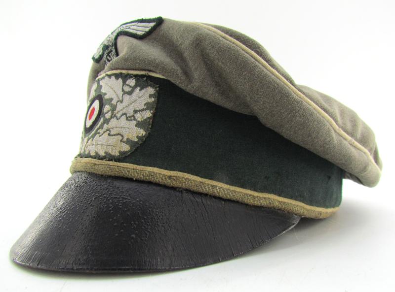 Wehrmacht (Heer) Infantry Officer 'Crusher' Visor Cap