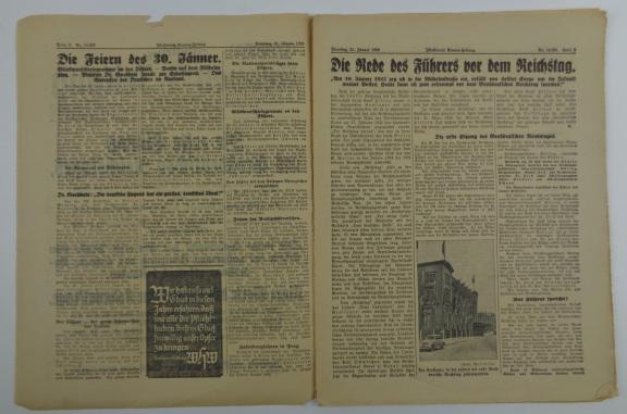 German Illustrierte Kronen Zeitung 31 Januari 1939