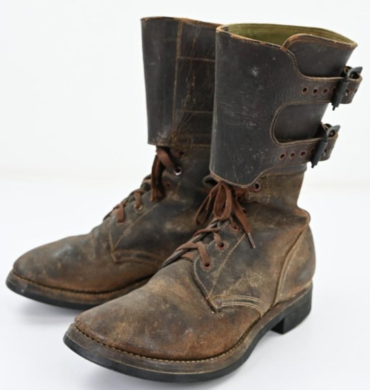 US WW2 Double Buckle Combat Boots