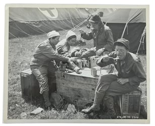 US WW2 Press Photo ' Army Nurses France'